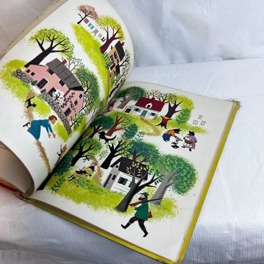 1959 BERLITZ SPANISH FOR CHILDREN Three Bears & Little Red Riding Hood Hardback - Picture 8 of 12